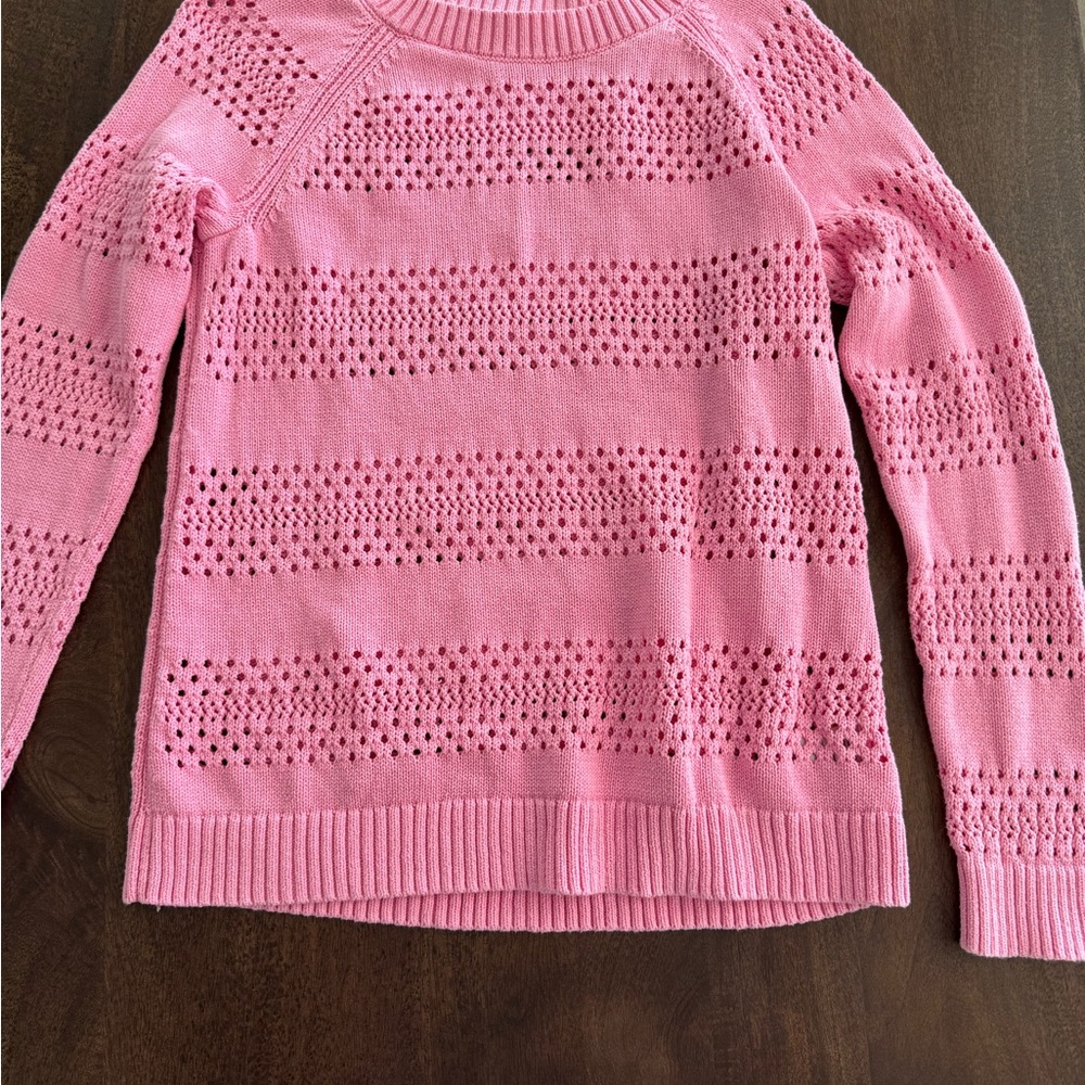 Talbots Pink Crew Neck Sweater